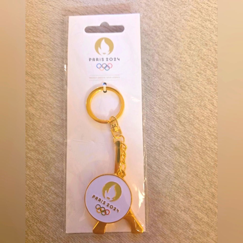 Paris 2024 Gold Keychain
